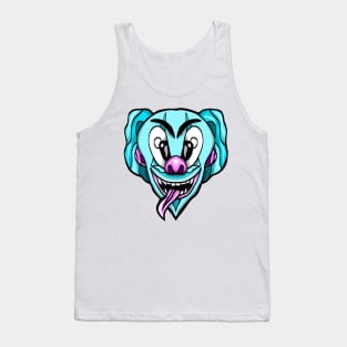 Clownin' Around Design (Pink and Blue) Tank Top